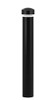 BDLEDR24K/EC Bollard Emergency Cold 24W Cool Dome 42" Lbackup Black