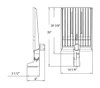 A224T320W480  A22 320/280/250W 3000/4000/5000K Type IV Pole Mount 480V 7PRS