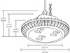 AISLED78YWLC  Hibay 9815 Lumens Aisle 78W 3000K LED 3X26W With Lightcloud Controller