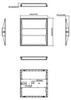 CSWISH2X2MVSE  C-swish 2X2 30W/25W/20W 3500K/4000K/5000K Microwave Occupancy