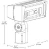 FFLED26SFPC2  Flood 4087 Lumens FFLED 26W 7HX6V 277V Photocell Cool LED Slipfitter