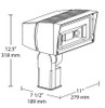 FFLED52SFB55W480PCS4  Flood 6482 Lumens FFLED 52W 5HX5V 480V Swivel Photocell Cool