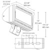 FXLED200TYB46D10LC  Flood 31270 Lumens Fxled 200W 3000K LED 4HX6V Lightcloud Controller