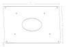 VANLED RETROPLATEW G2  Canopylights Mounting Plate G2 Used To Retrofit Recessed Canopy