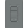 RRST-W3RL-SL  Lutron Radiora 3 Sunnata Rf 3-BUTTON Keypad With Raise/lower
