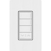 RRST-W3RL-SW  Lutron Radiora 3 Sunnata Rf 3-BUTTON Keypad With Raise/lower