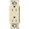 SCRS-15-TR-SD  Lutron Claro Tamper-resistant Duplex Receptacle, 15 Amp, Sand