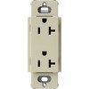 SCR-20-CY  Lutron Claro 20 Amp Duplex Outlet, Clay