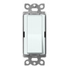 SC-1PS-GL  Lutron Claro 15 Amp, Single-pole On/off Rocker Switch, Glacier
