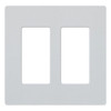 SC-2-MI  Claro Wallplate, Satin Finish, Two-gang In Mist