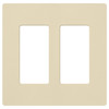 SC-2-SD  Claro Wallplate, Satin Finish, Two-gang In Sand