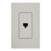 SC-PJ-PD  Claro, Satin, Single Telephone Jack In Palladium