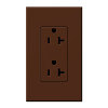 NTR-20-TR-SI  Duplex 20 A Receptacle, Tamper Resistant, 125V/20A In Sienna