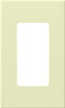 NT-R3-NFB-AL  Nova T Single-gang Wallplate, Small Opening, No Fins Broken