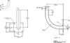 MCB Poles Bracket Curved Wall Mount 12 Inches X 13 Inches