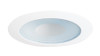 12W-WH  4" Line Voltage Perimeter Frosted Lens Trim, White Trim