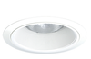24W-WH  6" LED, Line Voltage, Tapered Baffle Trim, White Baffle, White Trim