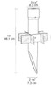 MP19A Landscape Mighty Post Mini 19 Inches 3 Inches Diameter Bronze