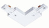 R24WH  Trac Lites Adj. Connector, White Color