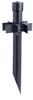 MP25B Landscape 25 Inch Mighty Post Black
