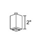 T33WH  Trac Master Outlet Adapter White Color