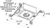 TC43N  3-1/4 inch Low Voltage New Const Standard Housing with 120V Magnetic Transformer