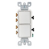 5643-W 3-Way / 3-Way Comb Switch White