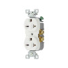 815W-BOX 20A 250V DUPLEX RECEPTACLE WH