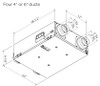 FV-10VE1 Intelli-Balance 100 Energy Recovery Ventilator (Temperate Climate) Line Drawing