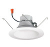 NOX-563150WW 5" or 6" Onyx Round LED Reflector 750lm & 12W White Finish 5000K