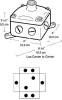 EXJ1 Explosionproof Incabdescent Accessory Junction Box 8 Hubs 1/2