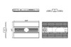RBAY17M/E/8C Line Drawing