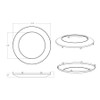 DISK34-TRIM-6-BLK Line Drawing