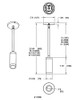 CDLED2PS-10W-WW935-Z Cylinders 617 Lumens CDLED 10W 2 Inches With Pendant Stem 90CRI