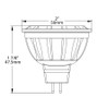 MR16-7.5-850-35D-DIM Small Reflectors 570 Lumens MR16 7.5W 80CRI 5000K 35 Degree Beam