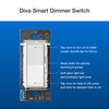 DVRF-PKG1D-WH-R Diva Smart Dimmer Switch 3-WAY Kit With Pico Paddle Remote