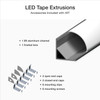 LU-45T-K LED Tape Light Angled, Large Extrusion Bundle, Surface-mount LU-45T-K LED Tape Light Angled, Large Extrusion Bundle, Surface-mount