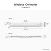 RRL-TWCL-WH Wireless Controller  Lumaris Tunable White Tape Light, Wireless RRL-TWCL-WH Wireless Controller  Lumaris Tunable White Tape Light, Wireless