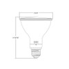 PAR30LFA-11-9CCT-40D-DIM PAR30L 5CCT FA 40D 1000LM 75WEQ 120V Dim Line Drawing