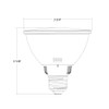 PAR30SFA-11-9CCT-25D-DIM PAR30S 5CCT FA 25D 1000LM 75WEQ 120V Dim Line Drawing
