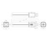 PLC-9-O-8FA-HYB-G24Q Plc Omni Type A+b 9W 4CCT FA G24Q Cap Line Drawing