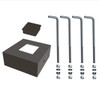 ABK4-07-BC-S4 P4" Sq Anchor Bolt Kit With 73660-RAB BOLT4/7 BC4