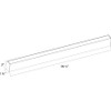 BOA3PS BOA 3' Downlight 30/21/18/15/8W Pendant 3000/3500/4000K Flat Line Drawing