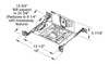 Aculux AX3SQ LPA G4 20LM 30K 90CRI 24D FPC 120 ICAT 3" Precision Recessed New Construction Housing