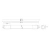 T8-7-24G-840-SD-BYP Line Drawing