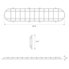 HAZXL34-WG4 Line Drawing
