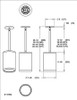 CDLED6PS-20W-80D935-W Cylinders 1744 Lumens CDLED 20W 6 Inches With Pendant Stem 90CRI