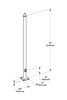 PR4-07-30WT Poles PR4 Round Pole 4 Inch 7 Gauge 30 Feet Welded Tenon