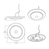 DSKFA-6R159CCT120WS/PIR Flush Mount Downlights 900 Lumens Disk Field Adjustable 6 Inch