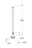 PR5-07-20D2 Poles PR5 Round Pole 5 Inch 7 Gauge 20 Feet Drilled
